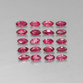 Pedras preciosas de rubi vermelho natural de  ct, marquise, VS-SI