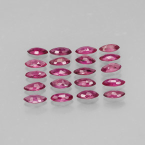 Pedras preciosas de rubi vermelho natural de  ct, marquise, VS-SI