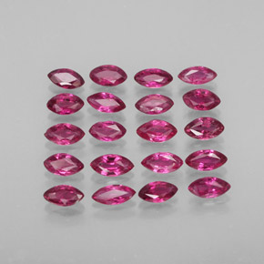 Pedras preciosas de rubi vermelho natural de  ct, marquise, VS-SI