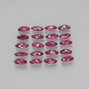 Pedras preciosas de rubi vermelho natural de  ct, marquise, VS-SI