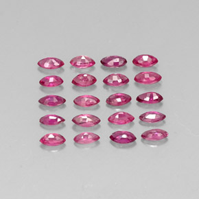 Pedras preciosas de rubi vermelho natural de  ct, marquise, VS-SI