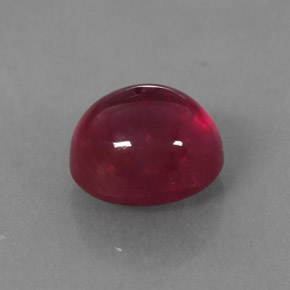 Rubi vermelho natural 2,65ct, transparente, transparente/translúcido