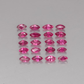 Pedras preciosas de rubi vermelho natural de  ct, marquise, VS-SI