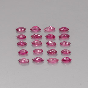 Pedras preciosas de rubi vermelho natural de  ct, marquise, VS-SI
