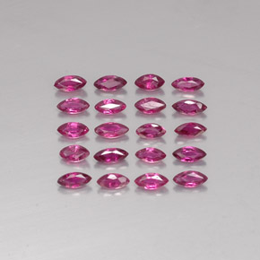 Pedras preciosas de rubi vermelho natural de  ct, marquise, VS-SI