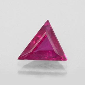 Rubi vermelho natural 1,36ct, trillion, VS-SI
