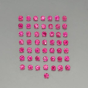 Pedras preciosas de rubi vermelho natural de 1,16 ct, corte redondo, VS-SI
