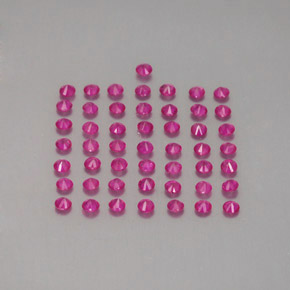Pedras preciosas de rubi vermelho natural de 1,19 ct, corte redondo, VS-SI