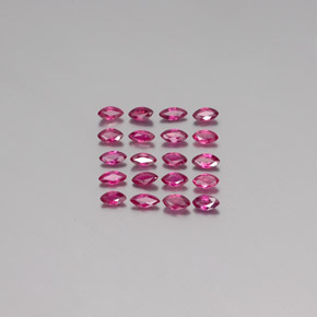 Pedras preciosas de rubi vermelho natural de  ct, marquise, VS-SI