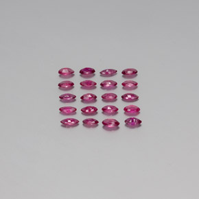 Pedras preciosas de rubi vermelho natural de  ct, marquise, VS-SI