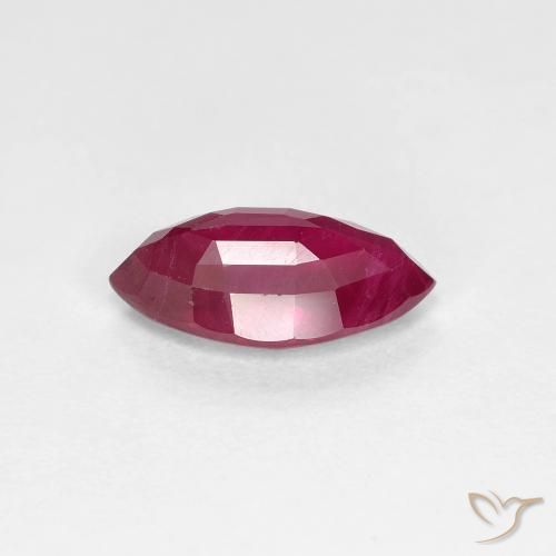 Rubi Vinho Tinto Profundo Natural 1.11ct, Marquesa, VS-SI