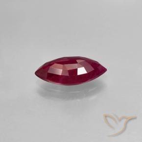 Rubi vermelho médio Natural 1.41ct, Marquesa, VS-SI