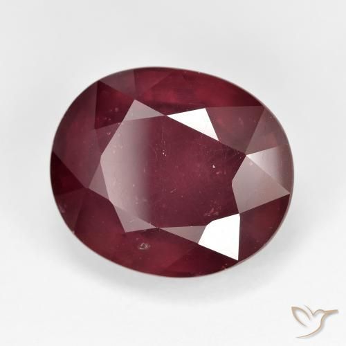 Rubi Vermelho brilhante Natural 15.05ct, oval, VS-SI