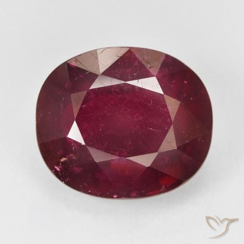17.06ct Natural Vermelho escuro Rubi, oval, VS-SI