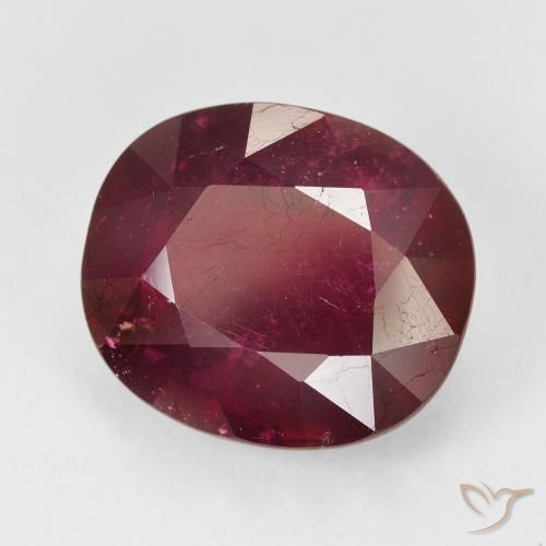 Rubi Vermelho escuro Natural 17.06ct, oval, VS-SI