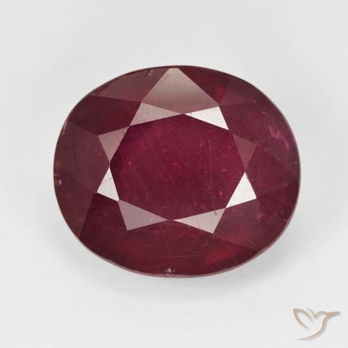 13.27ct Natural Vinho vermelho Rubi, oval, VS-SI