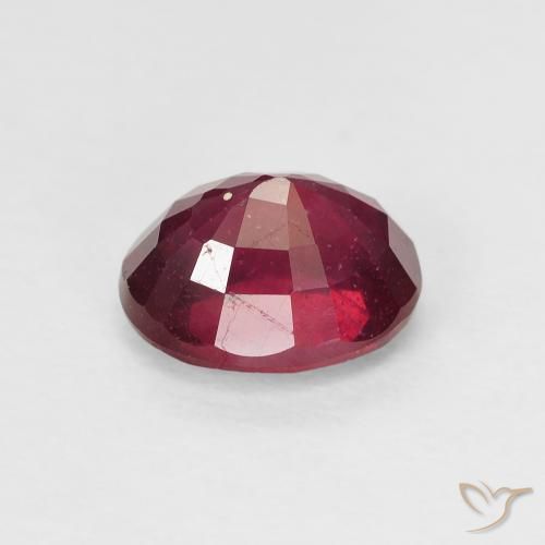 Rubi Rosa Avermelhado Profundo Natural 1.90ct, oval, VS-SI