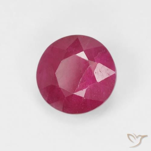Rubi Jam Red Natural 0.97ct, Redondo, VS-SI