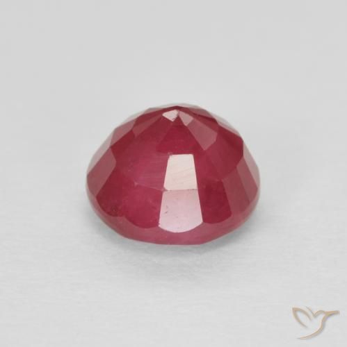 Rubi Carmesim Profundo Natural 0.96ct, Redondo, VS-SI