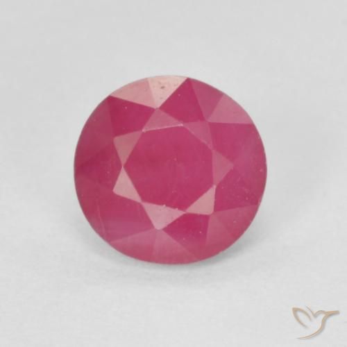 1.19ct Natural Vermelho rosado Rubi, Redondo, VS-SI