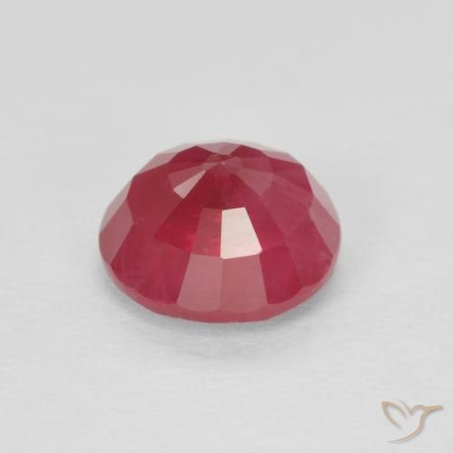 Rubi vermelho médio Natural 1.05ct, Redondo, VS-SI