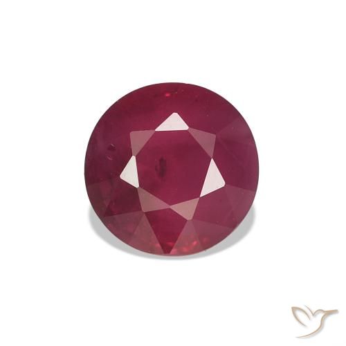 0.97ct Sangue vermelho Rubi, Redondo, VS-SI