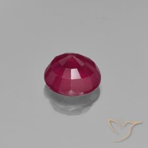 Rubi Vermelho rosado Natural 0.95ct, Redondo, VS-SI