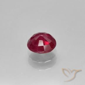 Rubi Rosa Avermelhado Profundo Natural 0.79ct, Redondo, VS-SI