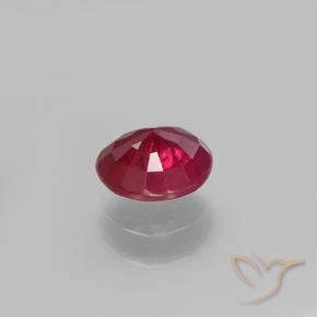 Rubi vermelho médio Natural 0.71ct, Redondo, VS-SI