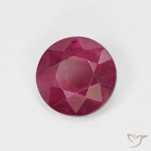 Rubi Jam Red Natural 1.07ct, Redondo, VS-SI