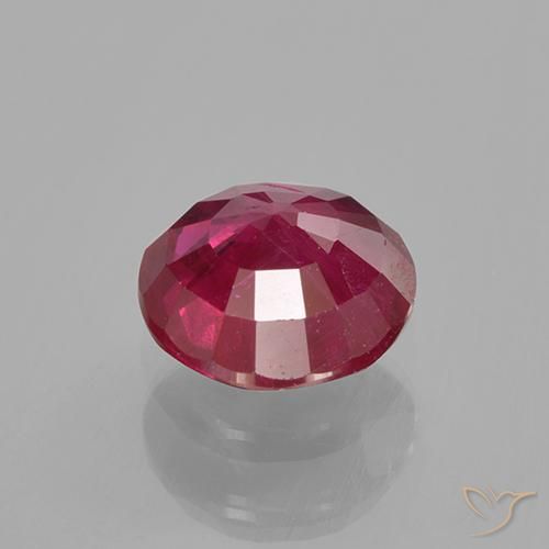 Rubi Carmesim Profundo Natural 1.06ct, Redondo, VS-SI