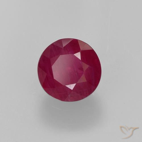 Rubi Jam Red Natural 0.68ct, Redondo, VS-SI