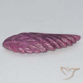 Rubi Roxo médio-escuro Natural 15.91ct, Chique, Opaco