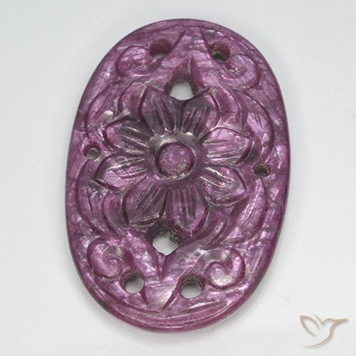 22.50ct Natural Roxo profundo Rubi, oval, Opaco