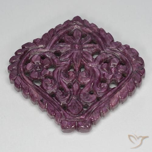 42.70ct Natural roxo avermelhado Rubi, Chique, Opaco