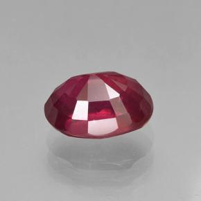 Rubi Vinho vermelho Natural 2.04ct, Corte Oval, VS-SI