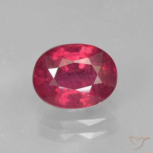 1.73ct Natural Vermelho rosado Rubi, oval, VS-SI