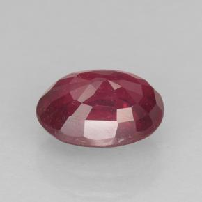 Rubi vermelho natural 1,73ct, corte oval, VS-SI