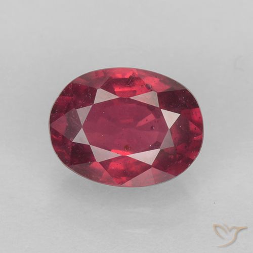 1.72ct Natural groselha vermelha Rubi, oval, VS-SI
