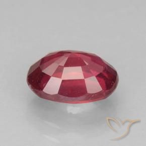 Rubi groselha vermelha Natural 1.72ct, oval, VS-SI