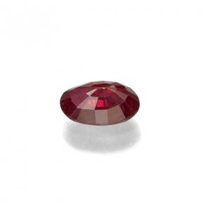 Rubi vermelho médio Natural 0.62ct, Corte Oval, VS-SI