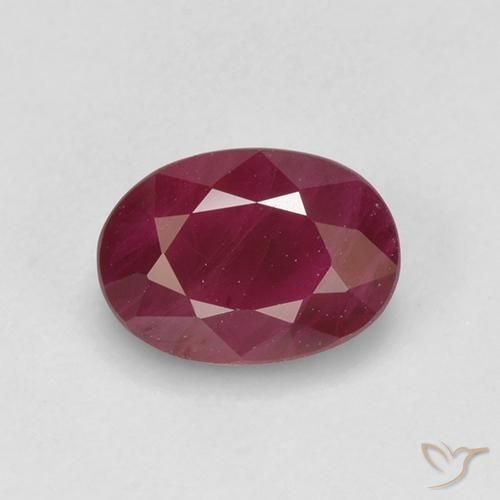 1.13ct Natural Carmesim Profundo Rubi, oval, VS-SI