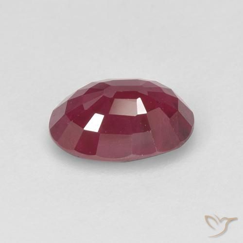 Rubi Carmesim Profundo Natural 1.13ct, oval, VS-SI