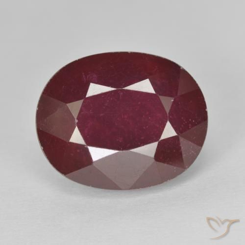 11.50ct Natural Vinho vermelho Rubi, oval, VS-SI