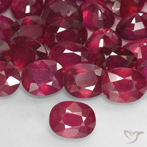 2.86ct Natural Vermelho médio-escuro Rubi, oval, VS-SI