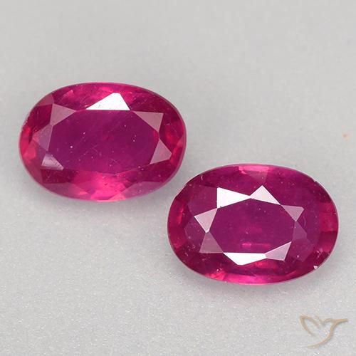 1.24ctw Natural Luz vermelha Rubi, oval, VS-SI