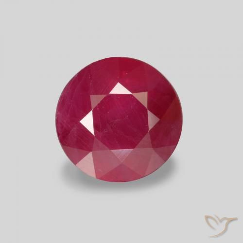 Rubi Jam Red Natural 0.87ct, Redondo, VS-SI