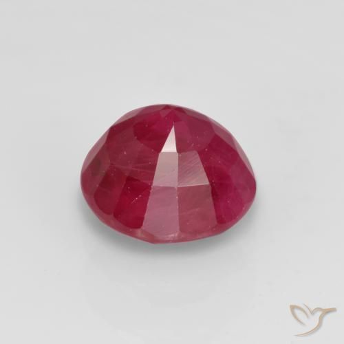 Rubi Jam Red Natural 0.87ct, Redondo, VS-SI