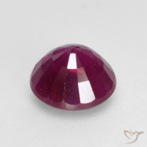 Rubi Vermelho Rapberry Natural 0.67ct, Redondo, VS-SI