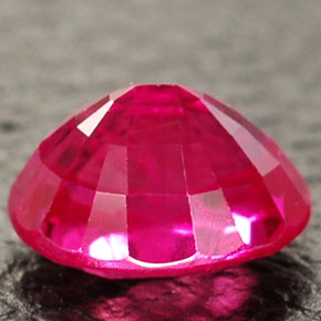 Rubi vermelho natural 1,17ct, corte oval, VS
